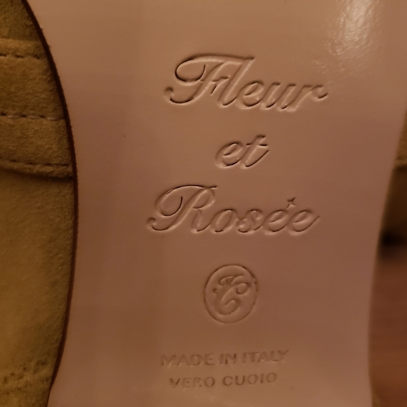 Fleur et Rosée Green Suede Leather Loafe - Picture 7 of 13